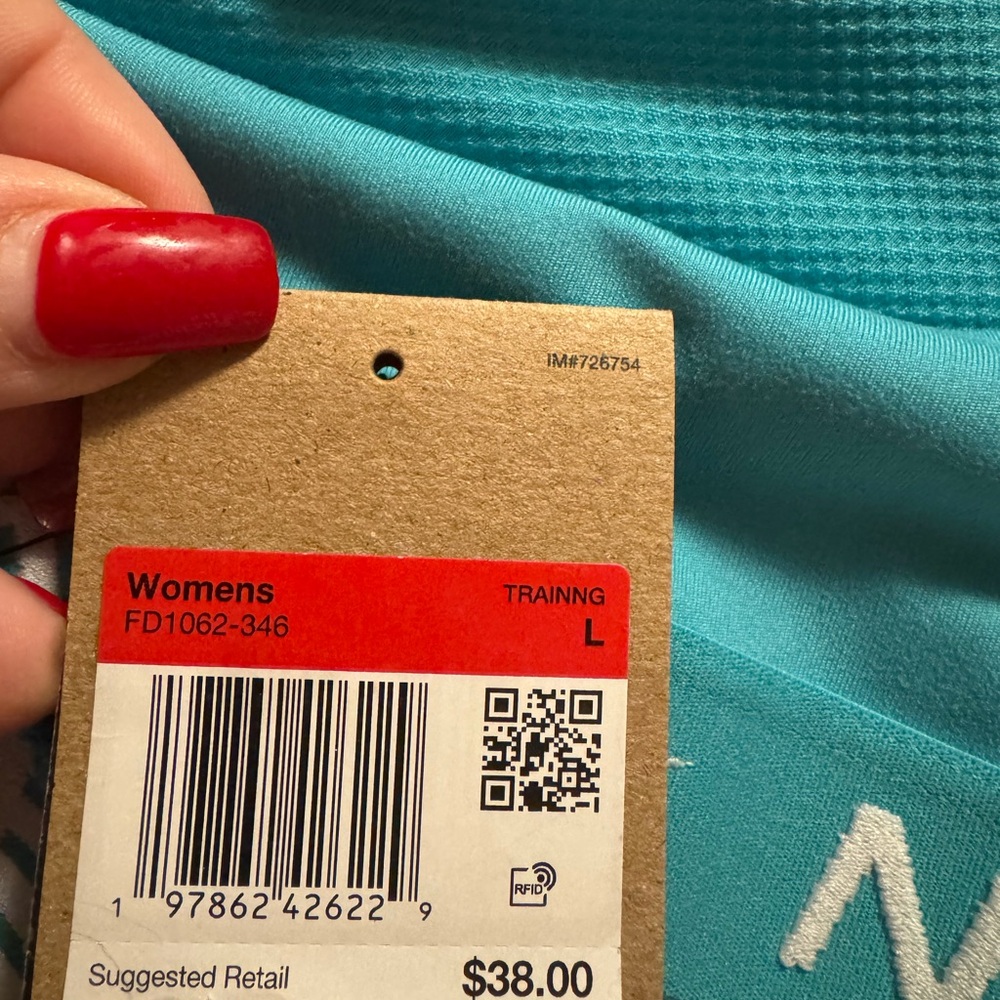 Woman’s Nike Indy Sports Bra Size Large Teal Fd1062-346 NWT - Picture 5 of 5